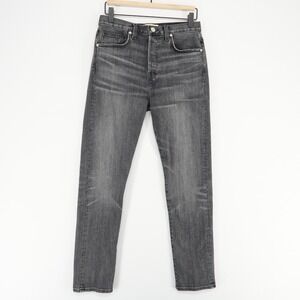 Women's Straight Leg Jeans - Gray